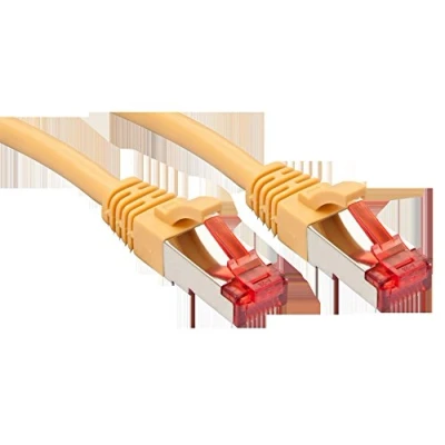 Immagine di LINDY 47761 RJ45 cavo di rete, patch CAT 6 S/FTP 0.50 m Giallo 1 pz.