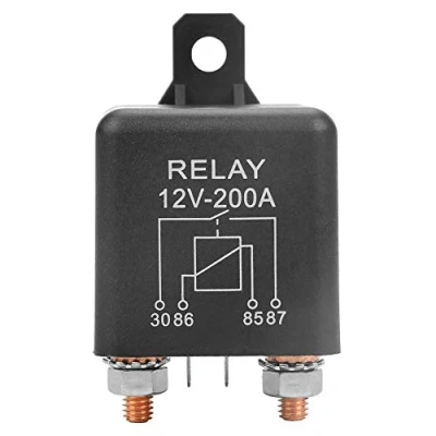 Immagine di Relè auto, WM686 RL/180 200A 12V di avviamento per servizio pesante a 4 pin interruttore ON/OFF gru piccole dimensioni, mietitrebbiatrice grano