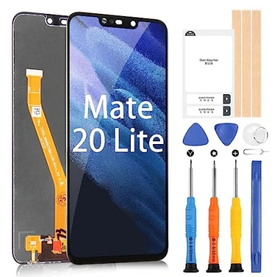 Immagine di LCD Schermo per Huawei Mate 20 Lite Display Touch Assemblea Sostituzione di Vetro Digitalizzatore con Riparazione Kit (Nero)