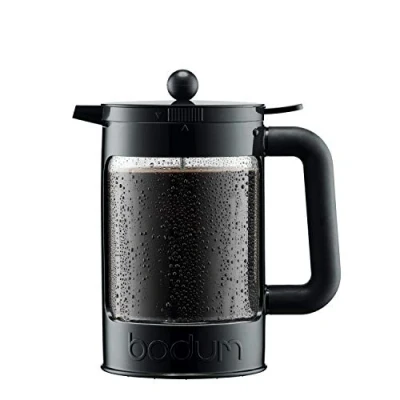 Immagine di Bodum, caffettiera in plastica Lucida, Colore Nero, Plastica, 12.5x20x22.7 cm