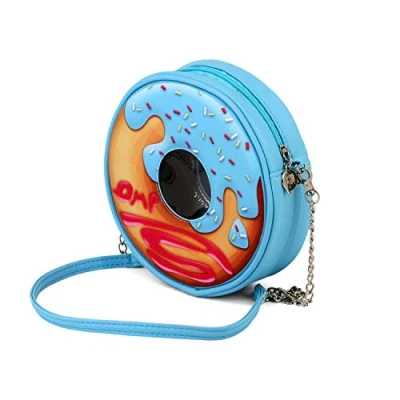 Immagine di Oh My Pop! Bluenut Borsa a Tracolla Rotonda, Blu, 18,5 x cm