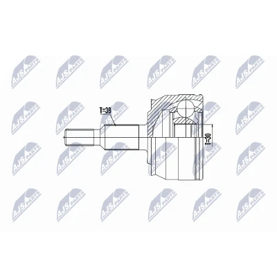 Immagine di PASCAL G1W051PC Kit Giunto Omocinetico Assale anteriore VOLKSWAGEN: Transporter 5 Bus, 5, Multivan (7HM