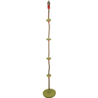 Immagine di Small Foot 11878 2 in 1, altalena a disco e fune d&#039;arrampicata combinazione, dai 3 anni su Toys, Colore Verde, Länge 190 cm, Ø ca. 30 cm