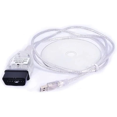 Immagine di K+ DCAN Ediabas coding interface cable switch FT232RQ OBDII for R56 E87 E93 E70 from 1996 to 2008