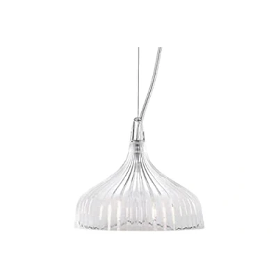 Immagine di Kartell E&#039; Lampada a Sospensione E14, Cristallo, 13.5ⵁx14.5 cm