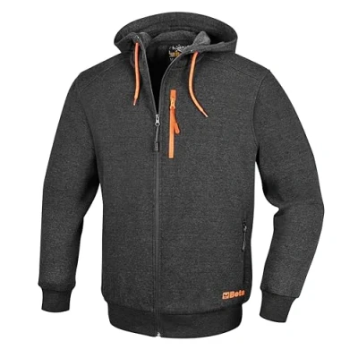Immagine di BETA 7665G S Felpa zip lunga, con cappuccio