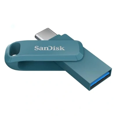Immagine di SanDisk 1TB Ultra Dual Drive Go, Unità flash pendrive USB C per Android smartphone, tablet, Mac e computer, fino a 400 MB/s, con connettori reversibili di Tipo A, Navagio Bay