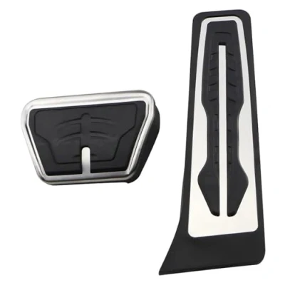 Immagine di Pedali COPRIPEDALI per BM&amp;W Serie 3 G20 G21 2019 2020 2021 2022 Pedale Antiscivolo in Acciaio Inossidabile Copri Acceleratore Acceleratore(2 PCS)