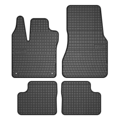 Immagine di FROGUM 547624 Set tappetino Gomma anteriore e posteriore 4 nero Su misura RENAULT: Twingo 3