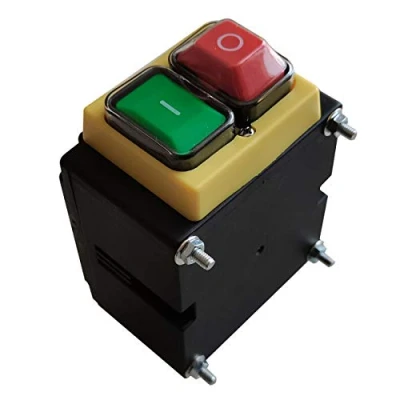 Immagine di Interruttore elettromagnetico KEDU KOA8 Interruttori a pulsante impermeabili con protezione da interruzione di corrente e sottotensione 230V 50HZ AC 3 16A 15 8A IP54