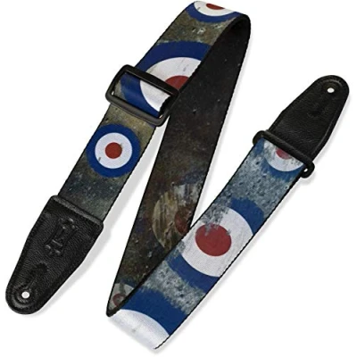 Immagine di Levy&#039;s MPD2 005 Tracolla Per Chitarra Prints Polyester Leather Ends 2&quot; target