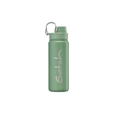 Immagine di in acciaio inox senza BPA da 0,5 l, a prova di perdite e adatto alle bevande gassate, calde fredde. Nordic Jade Green Verde chiaro