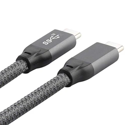 Immagine di Xiwai Cavo dati video da 10 Gbps USB C 3.1 tipo Gen2 maschio a maschio, 100 W con indicatore elettronico per tablet e telefono computer portatile