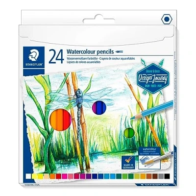 Immagine di STAEDTLER 14610 C design Journey Astuccio cartone 24 Matite Colorate aquarellables assortiti