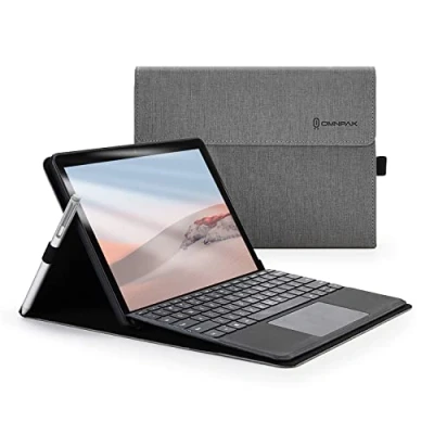 Immagine di Omnpak Custodia per Microsoft Surface Go 4/ 3/ 2/ 2018 (10,5 Pollici Cover), Case con Porta Penna, Compatibile Type Cover Keyboard