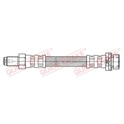 Immagine di QUICK BRAKE 37.030 Tubi Freno 161mm M10x1 con filettatura interna, esterna FORD: Focus Mk1 Hatchback, Station Wagon