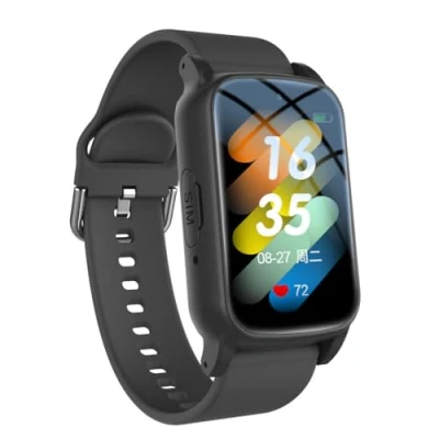 Immagine di Weyot Orologio Intelligente con Rilevamento delle Cadute Bracciale SOS Anziani Salvavita GPS 4G Funzione di Chiamata Monitoraggio della Pressione Sanguigna Temperatura Corporea