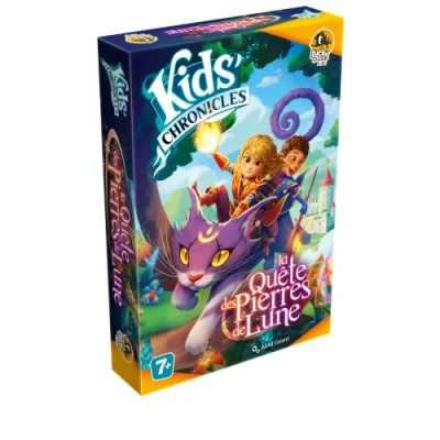 Immagine di LUCKY DUCK GAMES Kids Chronicle La Missione delle Pietre di Luna Versione Francese Gioco da Tavolo 7 Anni 1 a 4 Giocatori 30 45 Minuti