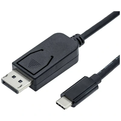 Immagine di Roline USB C® / DisplayPort Adattatore Spina C®, 1.00 m Nero 11.04.5835 Cavo