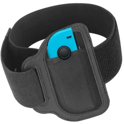 Immagine di JoyHood Fascia per Gamba Switch/Switch OLED Joy Con, Accessori Giochi Switch Sports Play Soccer/Ring Fit Adventure, Cinghie Elastiche Regolabili Adulti e Bambini