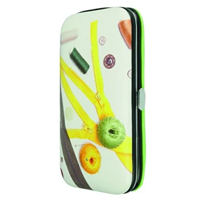 Immagine di Kleiber 93021 naehetui Cerniere Kit da Cucito per Il Viaggio, Plastica/Metallo, Verde, 12 X 7 1, 5 cm