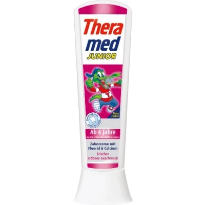 Immagine di Theramed Junior Rivetti dentifricio per bambini dai 6 anni in su, 75 ml, 3 pezzi