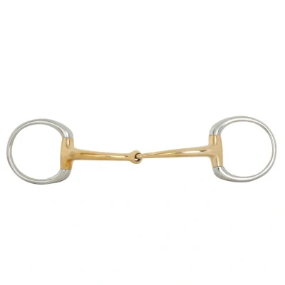 Immagine di BR Anello Rotto Singolo (Eggbutt) Contatto Morbido 12 mm Ø 50 13 Silber / gold Giallo
