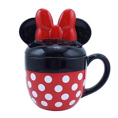 Immagine di Disney tazza a forma di Minnie Mouse con coperchio, 3D