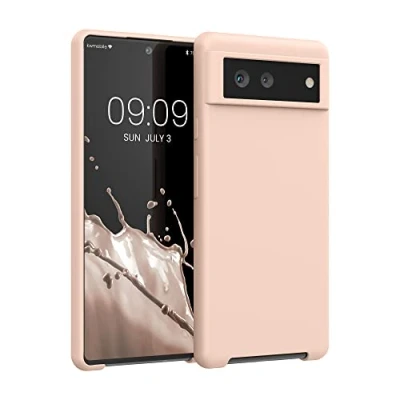 Immagine di kwmobile Custodia Compatibile con Google Pixel 6 Cover Back Case per Smartphone in Silicone TPU Protezione Gommata coconut swirl