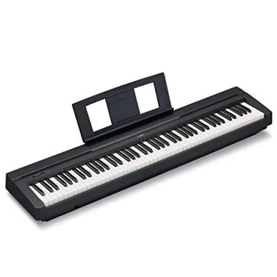 Immagine di Yamaha Digital Piano P 45B Pianoforte Digitale dal Suono Acustico Autentico, Design Compatto, Leggero ed Elegante, Facile da Usare e Trasportare, Nero
