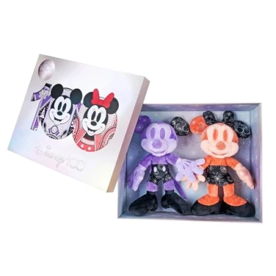 Immagine di Simba Disney Plush Collezionabile di Mickey and Minnie, 6315870124, edizione limitata D100, Dimensione 35 cm, con scatola da collezione certificato e numero serie, Esclusiva Amazon