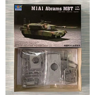 Immagine di Trumpeter 07276 Modellino Carro Armato M1A1 Abrams MBT Scala 1:72