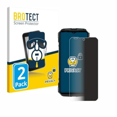 Immagine di brotect (2 Pezzi Pellicola Privacy per Doogee S118 [Anti Spy, Protettiva Chiara, Blue Light Filter]