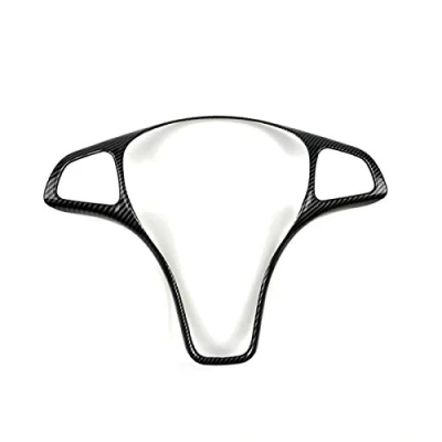 Immagine di Tuoservo Copertura in plastica per pannello del volante Mercedes Classe A B C E GLA CLA GLC GLS GLE W176 W246 W205 W213 W117 C117 X156 X253 W447 (modello carbonio)