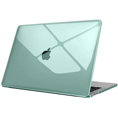 Immagine di FINTIE Custodia Compatibile con MacBook Pro 13 Pollici M2/M1 (2022 2016) A2338/A2289/A2251/A2159/A1989/A1706/A1708, Cover Rigid Protettivo Guscio Rigido Case, Midnght Verde