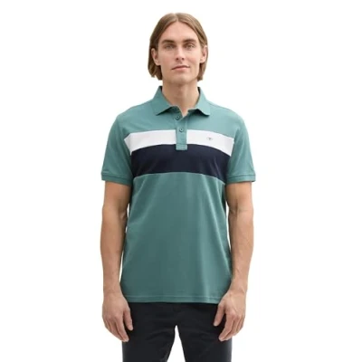Immagine di TOM TAILOR 1042269 Polo, 30105 Deep Bluish Green, XL Uomo