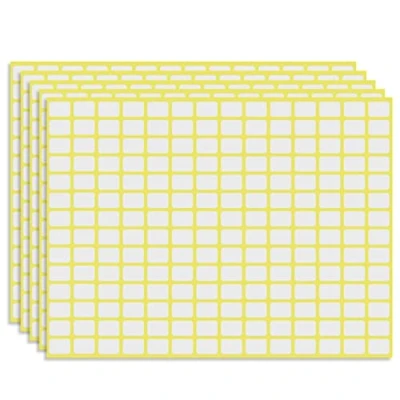 Immagine di 840 Pezzi Etichette Adesive Bianche, 13 x 38 mm, Multifunzione per Uffici Cucina (13x8)