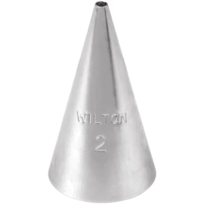 Immagine di Wilton Blister Cornetto Tondo N.2 N.2, Acciaio, Argento,
