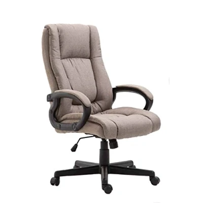 Immagine di CLP Sedia Ufficio Regolabile Sparta XL In Stoffa I Poltrona Direttore Ergonomica Con Meccanismo Di Oscillazione, Colore:tortora