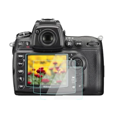 Immagine di Pellicola protettiva per Nikon D7000 D90 D700 D300s, in vetro temperato, anti polvere, strappo, 3 confezione