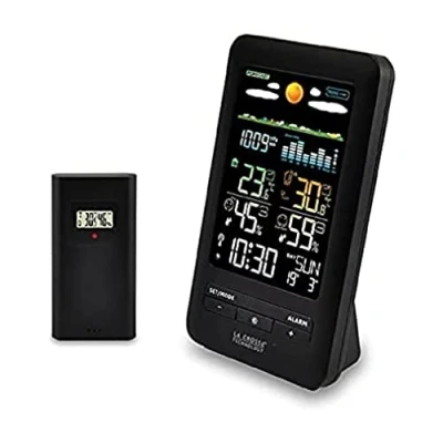 Immagine di La Crosse Technology Stazione meteo WS6205 con display colorato Nero