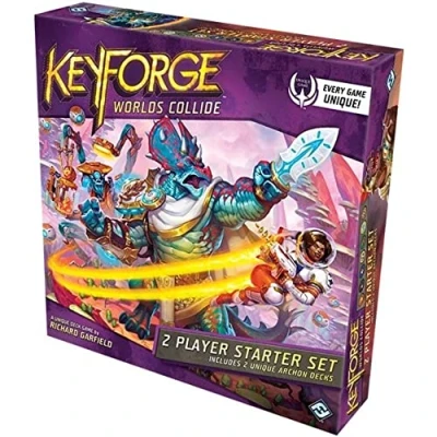 Immagine di Fantasy Flight Games FFGKF07 KeyForge: Worlds Collide 2 Player Starter Set, colori assortiti