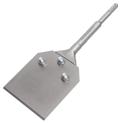 Immagine di RANSENERS scalpello a spatola SDS Plus P08, per piastrelle250 x 100mm, la rimozione di adesivo pavimenti, moquette, linoleum, piastrelle, PVC, vernice