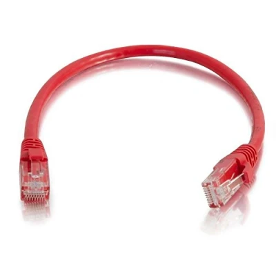 Immagine di C2G 83222 Cavo di Rete ad Alta velocità Ethernet RJ45 Cat5e Rosso 1.5M, LAN Non schermato del PVC UTP