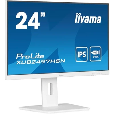 Immagine di Iiyama ProLite XUB2497HSN W2 Monitor LED ERP E (A G) 60.5 cm (23.8 pollici) 1920 x 1080 Pixel 16:9 1 ms HDMI ™, DisplayPort, Cuffie (jack da 3,5 mm), USB,
