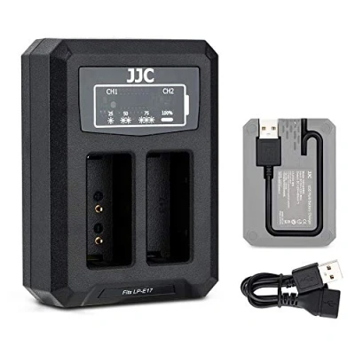 Immagine di LP E17 Caricabatteria doppio USB per Canon EOS R10 RP M6 Mark II M5 850D 800D 760D 750D 250D 200D Batteria