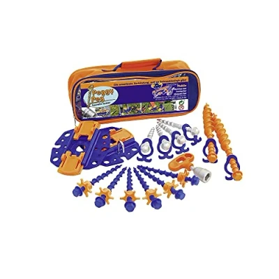 Immagine di Peggy Peg PP99, Accessori con Stop Fix e Go, Marquise, Arancione, Set di 16 Pezzi