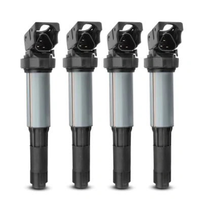 Immagine di Frankberg 4x Zündspule Zündmodul Kompatibel mit E46 E90 E91 E92 E93 E39 E60 E61 F07 E63 E64 F13 E81 E82 E87 E88 F20 F21 7er X1 X3 X5 X6 Z3 Z4 M.i.n.i Replace# 12131712219