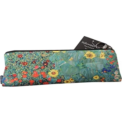Immagine di Fridolin Astuccio a tema &quot;Giardino di campagna con girasoli&quot; Klimt, multicolore