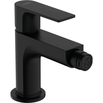 Immagine di hansgrohe Rebris E miscelatore monocomando bidet, rubinetto bidet con piletta, nero opaco